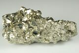 Shimmering Pyrite Crystal Cluster - Peru #190955-1